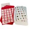 MADE IN USA - 10 Sets assorted 5 of each design - Fillable (Empty) Advent Calendar Boxes 10 Sets (Boxes and Clear Trays) - Food Safe